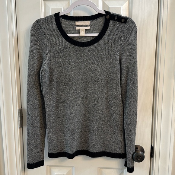 Banana Republic Sweaters - BANANA REPUBLIC WOOL BLEND W CASHMERE ITALIAN KNIT PULLOVER SWEATER sz XS